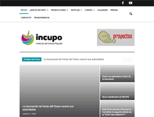 Tablet Screenshot of incupo.org.ar